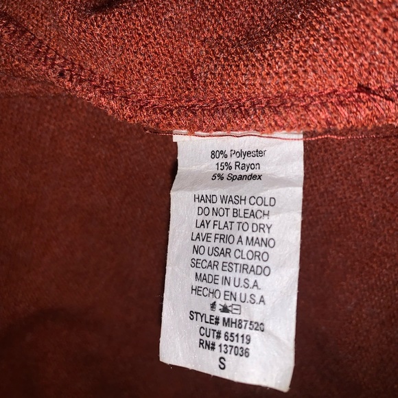 Lazy Sundays Red Cardigan Sweater - Picture 5 of 5